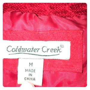 Leather shell  with button closure jacket